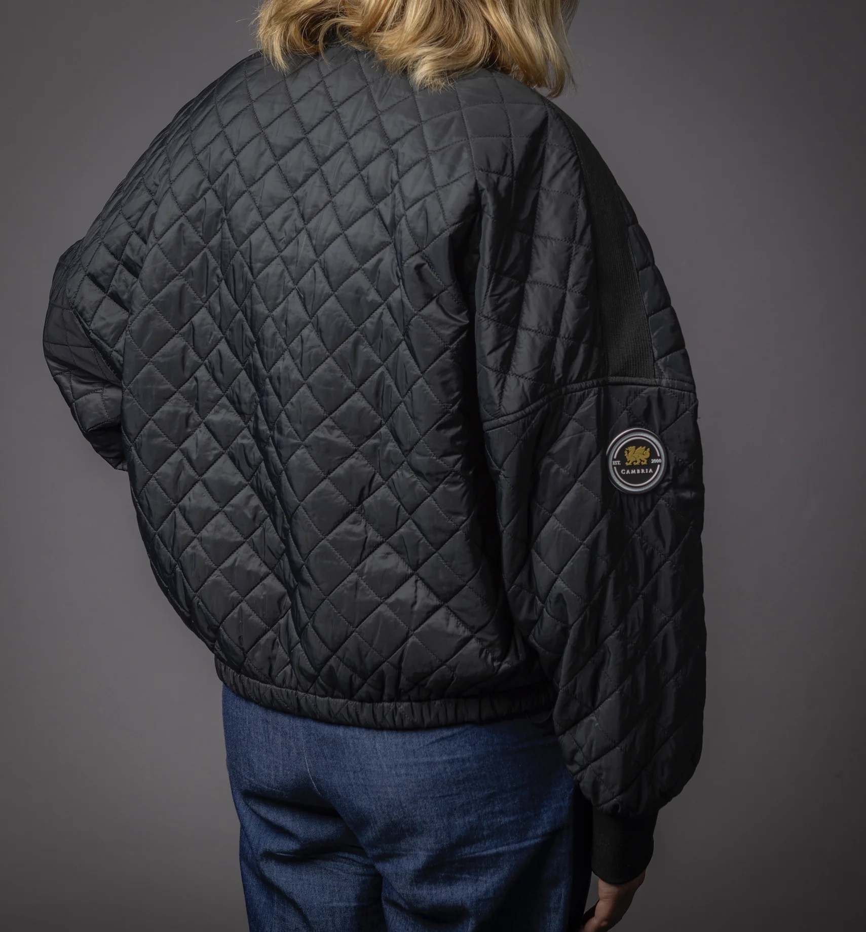 Women’s Boxy Quilted Jacket - Image 2